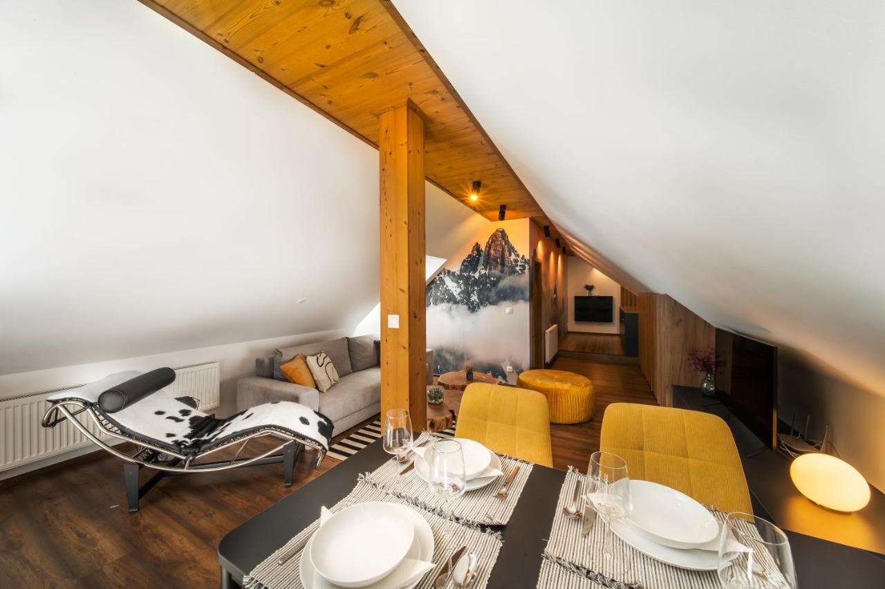 Cozy Mountain Attic Apartment In High Tatras Vel'ka Lomnica Luaran gambar